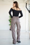 Trend cargo pants eco leather