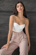 Bustier top Gold