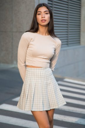 Tennis plaid skirt
