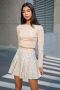 Tennis plaid skirt