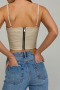 Топ бюстье Fit кожа