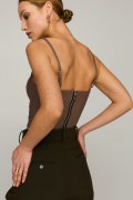 Bustier top Fit leather