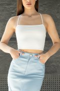 Tina lace-up top