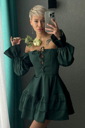 Платье Cancan атлас